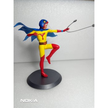 20 cm Resin figure handpainted, G Force cartoon Battle of Planets Keopp Character
